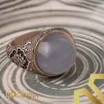 انگشتر نقره نگین عقیق - تصویر 2